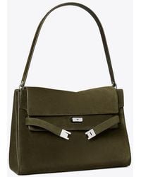 Tory Burch - Large Lee Radziwill Suede Shoulder Bag, One Size - Lyst