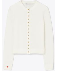 Tory Burch - Cashmere Silk Cardigan - Lyst