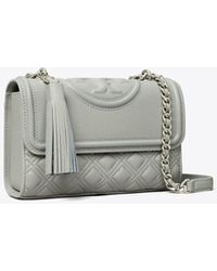Tory Burch - Small Fleming Polished-grain Convertible Shoulder Bag - Lyst