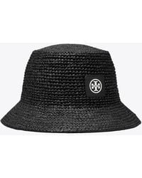 Tory Burch - Straw Bucket Hat - Lyst