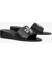 Tory Burch - Charlie Cuoio Wedge Sandal - Lyst