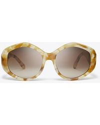 Tory Burch - Kira Geometric Sunglasses, One Size - Lyst