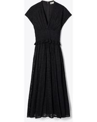 Tory Burch - Eyelet Cotton Dress - Lyst