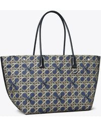 Tory Burch - Canvas Basketweave Tote - Lyst