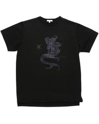 Engineered Garments Cotton Logo Print T-shirt in Black for Men Save 35% Mens T-shirts Engineered Garments T-shirts 