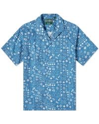 Gitman Vintage Mens Camp Collar Button Down Shirt 