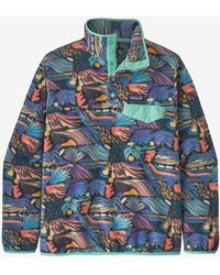 Patagonia W's Lightweight Synchilla® Snap-t® Fleece Pullover - Blue