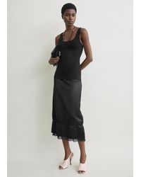 TOTEME - Layered Satin Skirt - Lyst