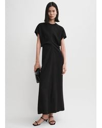 TOTEME - Slouch Waist Crinkled Dress - Lyst