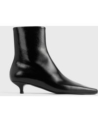 TOTEME - Slim Naplack Ankle Boots - Lyst