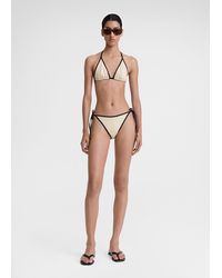TOTEME - Stripe Tie Bikini Top - Lyst