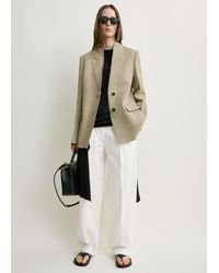 TOTEME - Raw Lapel Jacket - Lyst