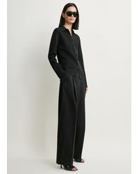 TOTEME - Compact Knit Buttoned Top - Lyst