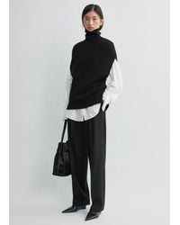 TOTEME - Double-Knit Cape Knit - Lyst