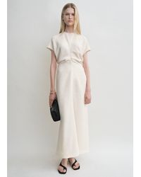 TOTEME - Slouch Waist Crinkled Dress - Lyst