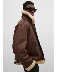 TOTEME - Shearling Flight Jacket - Lyst
