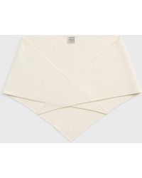 TOTEME - Triangle Wool Scarf - Lyst