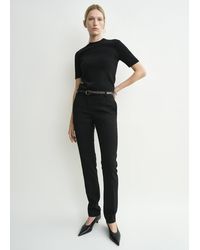 TOTEME - Low-Waist Slim Evening Trousers - Lyst