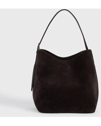 TOTEME - Medium Belted Suede Tote - Lyst