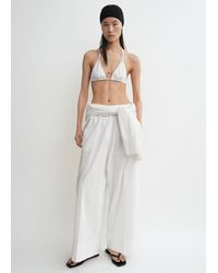 TOTEME - Monogram Pointelle Bikini Top - Lyst