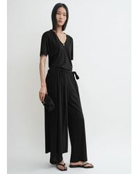 TOTEME - Cotton Silk Pj Bottoms - Lyst