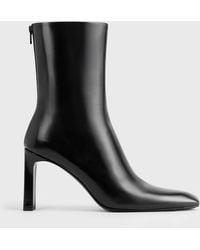 TOTEME - Bar Glossy Leather Boots - Lyst