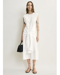 TOTEME - Tie-Waist Jersey Dress - Lyst