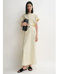 TOTEME - Slouch Waist Basketweave Dress - Lyst