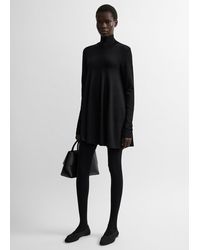 TOTEME - Crepe Turtleneck Top - Lyst