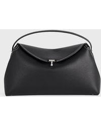 TOTEME - T-Lock Grained-Leather Top Handle - Lyst