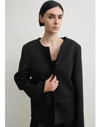 TOTEME - Open-Front Bouclé Blazer - Lyst