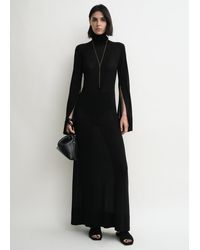 TOTEME - Slit Sleeve Knit Dress - Lyst