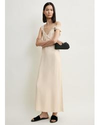 TOTEME - V-Neck Raw Slip Dress - Lyst