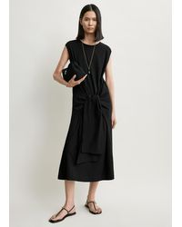 TOTEME - Tie-Waist Jersey Dress - Lyst