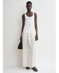 TOTEME - Drawstring Skirt - Lyst