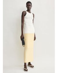 TOTEME - Draped Jersey Skirt - Lyst