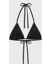TOTEME - Monogram Pointelle Bikini Top - Lyst