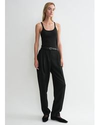 TOTEME - Scoop Neck Rib Tank - Lyst