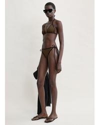 TOTEME - Stripe Tie Bikini Top - Lyst