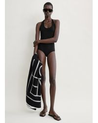 TOTEME - Halter Tie Swimsuit - Lyst