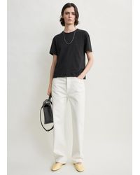 TOTEME - Classic Embroidered Tee - Lyst