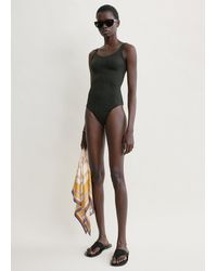 TOTEME - Monogram Pointelle Swimsuit - Lyst
