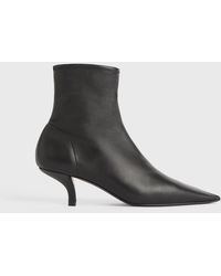 TOTEME - Nappa Heeled Sock Boots - Lyst