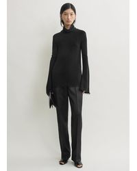 TOTEME - Frayed-Edge Slim Top - Lyst