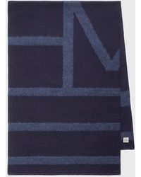 TOTEME - Monogram Twill Scarf - Lyst