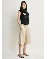 TOTEME - Monogram Silk Pj Culottes - Lyst