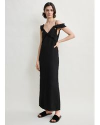 TOTEME - V-Neck Raw Slip Dress - Lyst
