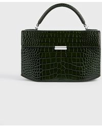 TOTEME - Clip Croco-Embossed Top Handle - Lyst