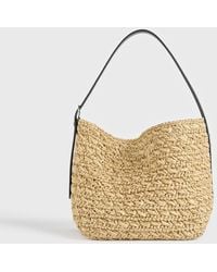 TOTEME - Medium Belted Paper Raffia Tote - Lyst