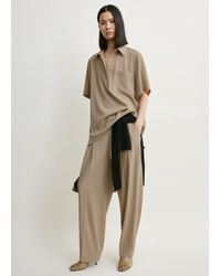 TOTEME - Fluid Polo Shirt - Lyst